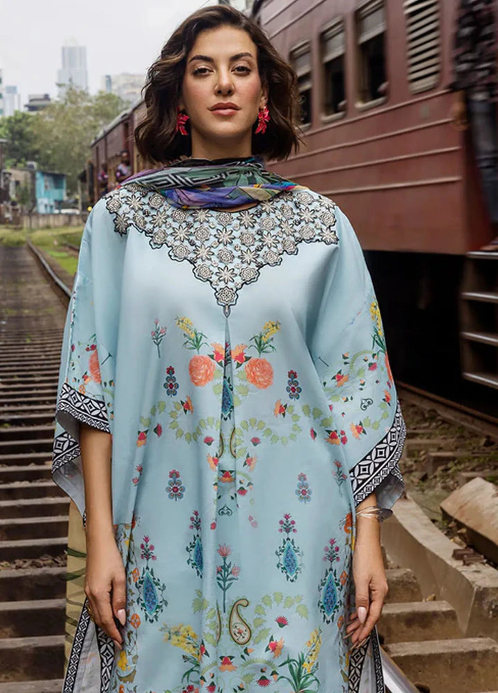 Mushq Embroidered Lawn Suits Unstitched 3 Piece MQ25LD D-1A Nerina - Summer Collection