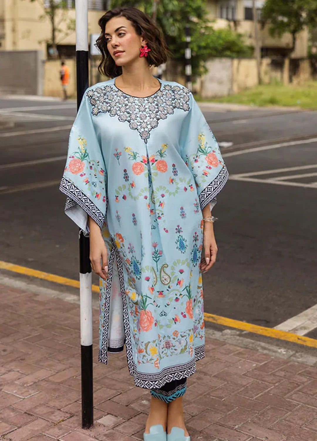 Mushq Embroidered Lawn Suits Unstitched 3 Piece MQ25LD D-1A Nerina - Summer Collection