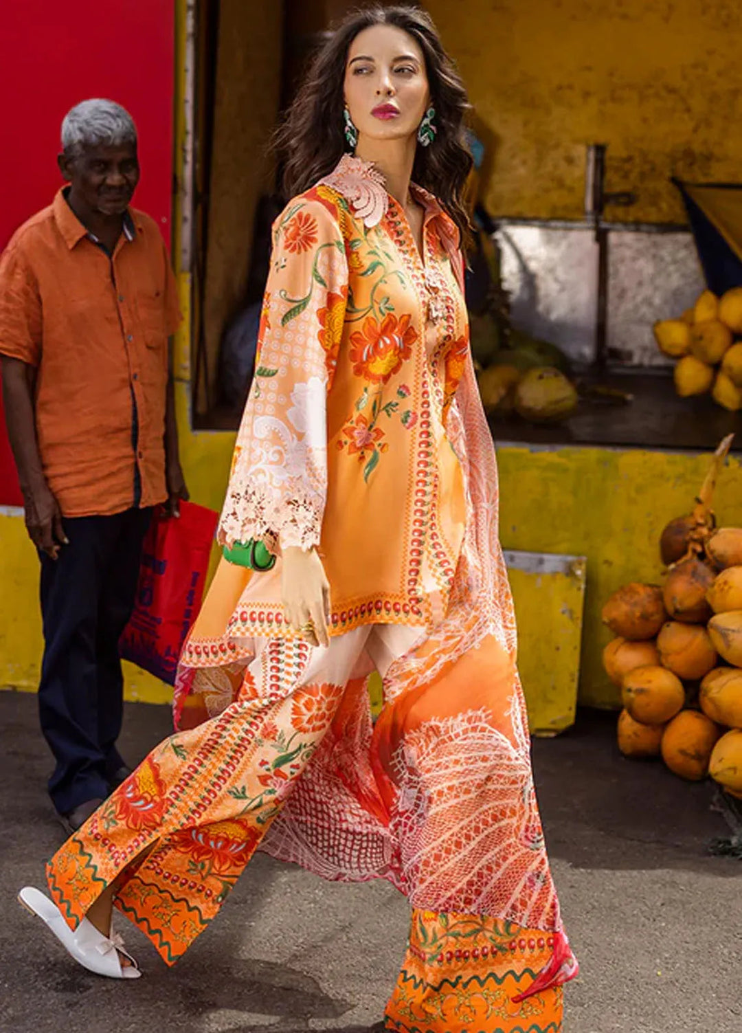 Mushq Embroidered Lawn Suits Unstitched 3 Piece MQ25LD D-2B Noemi - Summer Collection