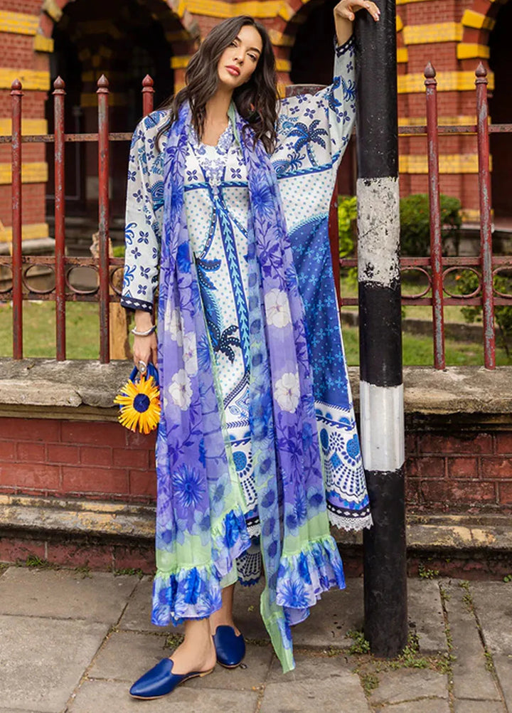 Mushq Embroidered Lawn Suits Unstitched 3 Piece MQ25LD D-6B Ksenia - Summer Collection