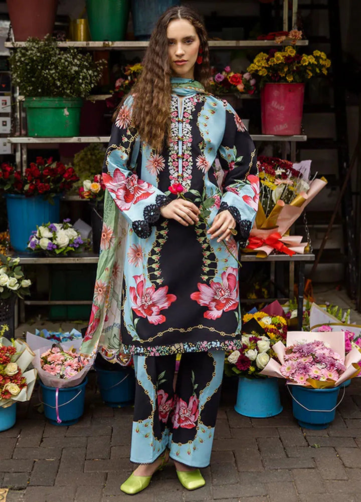 Mushq Embroidered Lawn Suits Unstitched 3 Piece MQ25LD D-8A Renata - Summer Collection