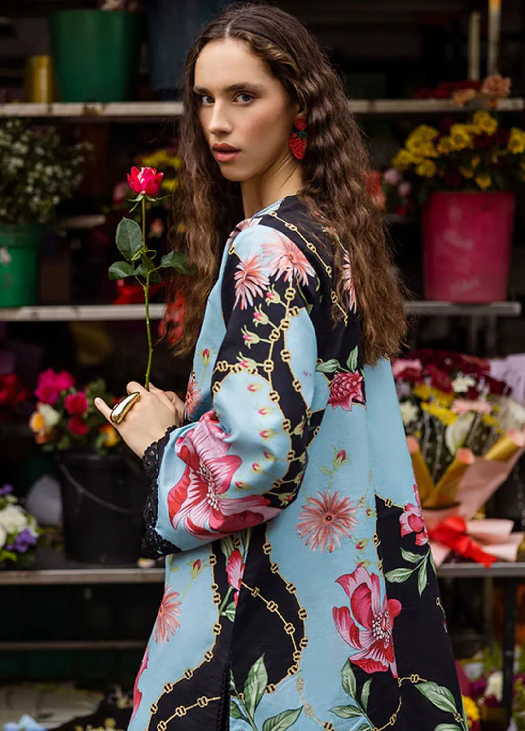 Mushq Embroidered Lawn Suits Unstitched 3 Piece MQ25LD D-8A Renata - Summer Collection