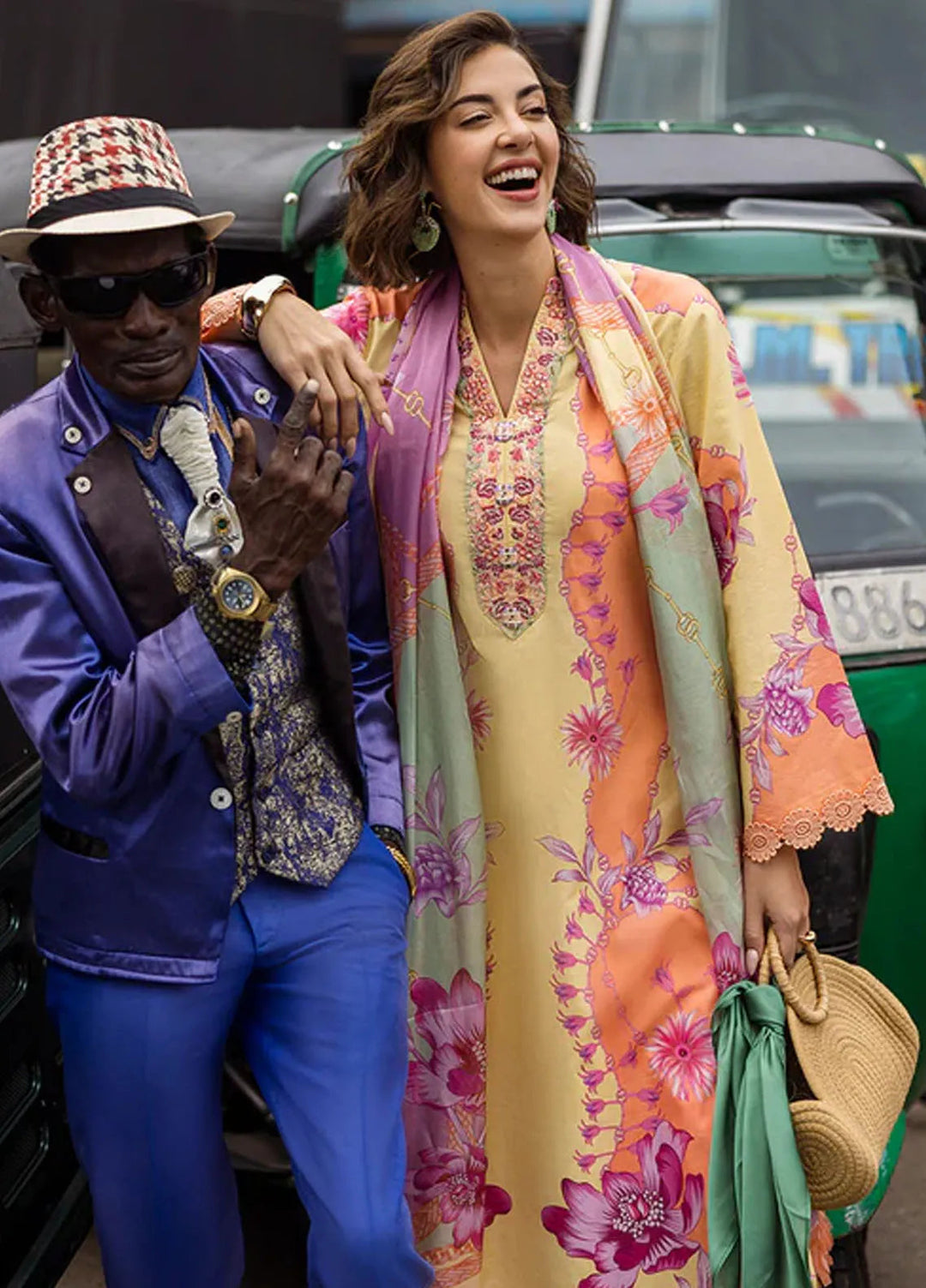 Mushq Embroidered Lawn Suits Unstitched 3 Piece MQ25LD D-8B Piera - Summer Collection