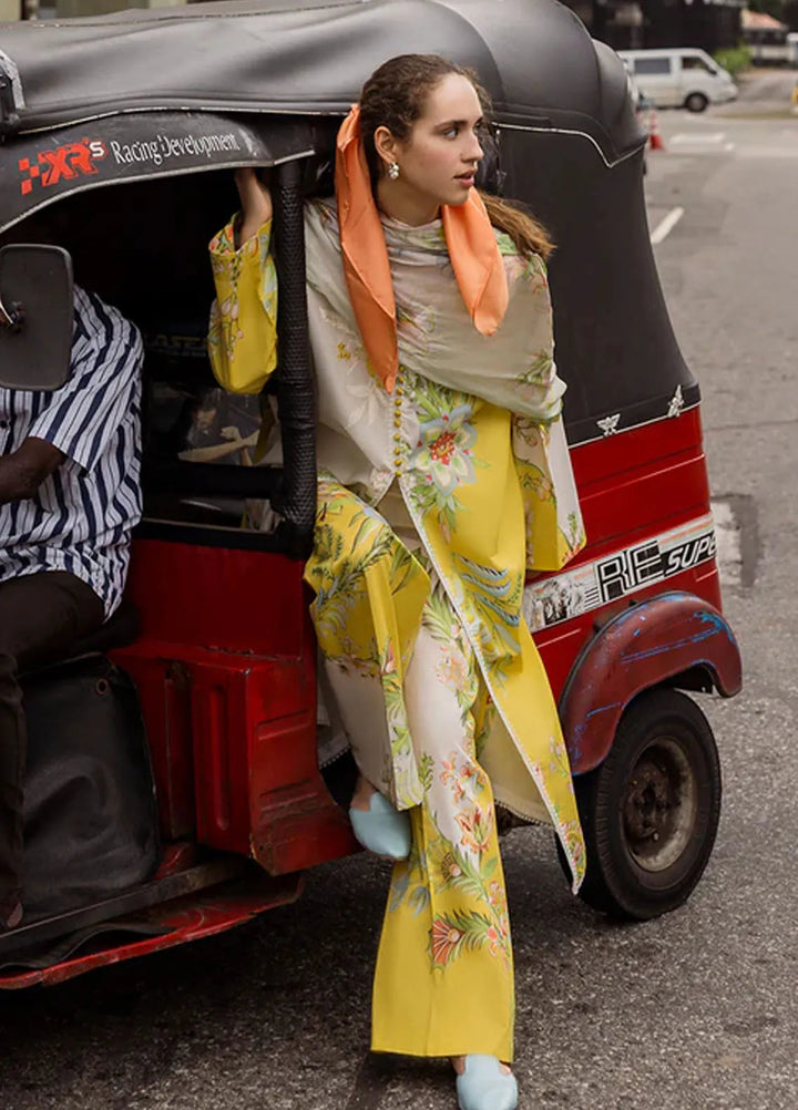 Mushq Embroidered Lawn Suits Unstitched 3 Piece MQ25LD D-9A Corina - Summer Collection