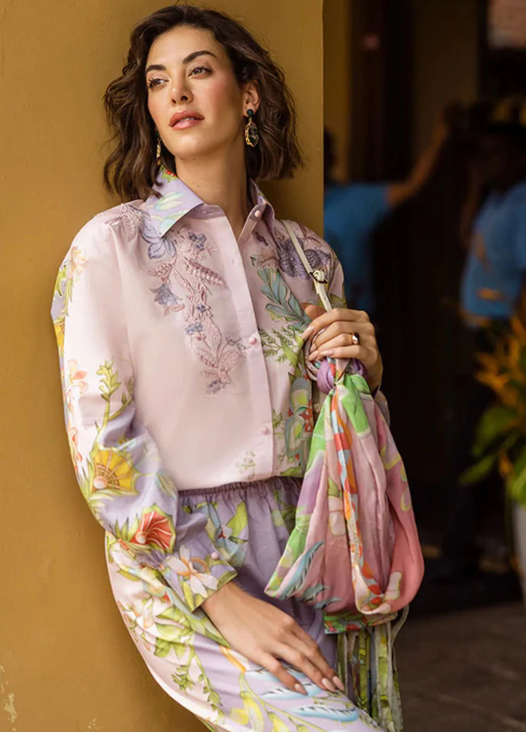 Mushq Embroidered Lawn Suits Unstitched 3 Piece MQ25LD D-9B Erminia - Summer Collection