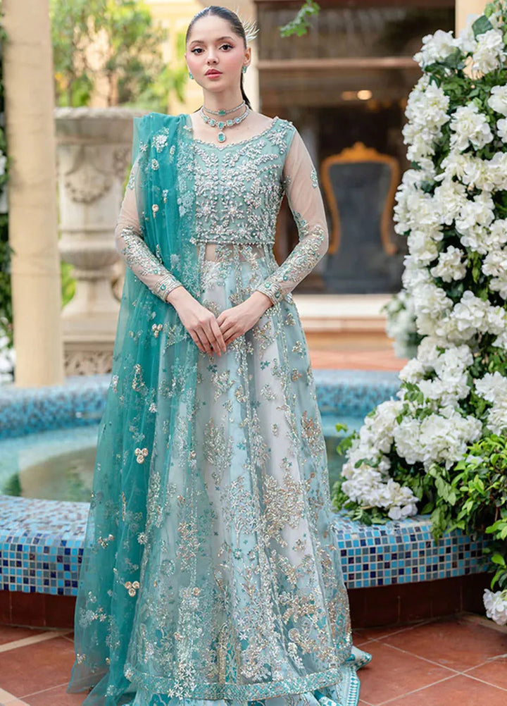 Mushq Embroidered Net Suit Unstitched 4 Piece MQ25MW MWD-01 Kahani - Formals Collection