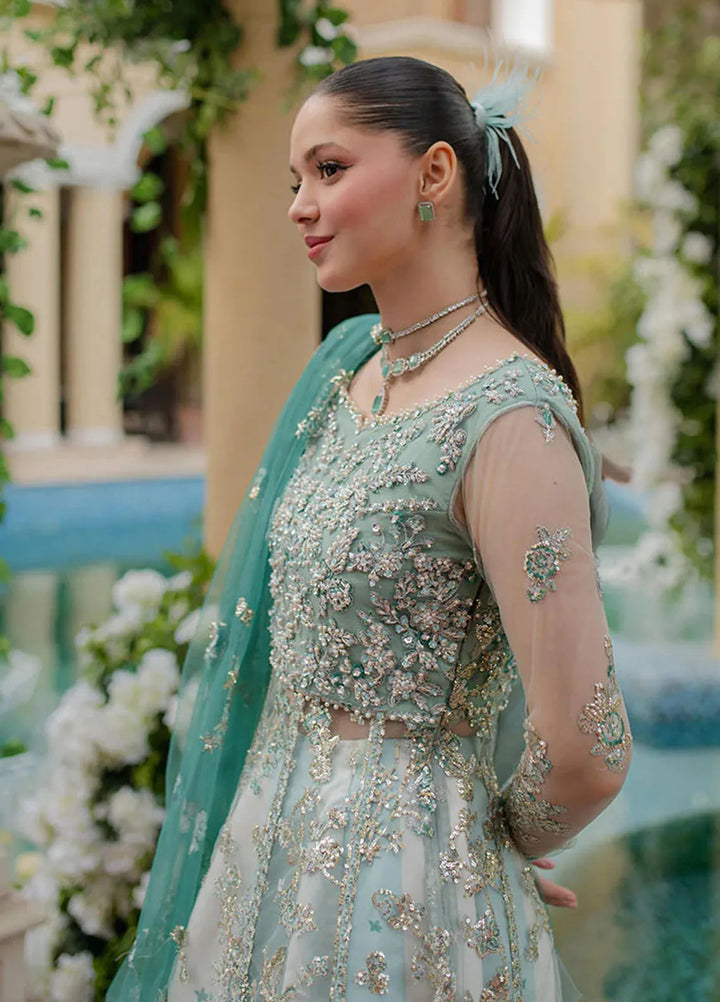 Mushq Embroidered Net Suit Unstitched 4 Piece MQ25MW MWD-01 Kahani - Formals Collection