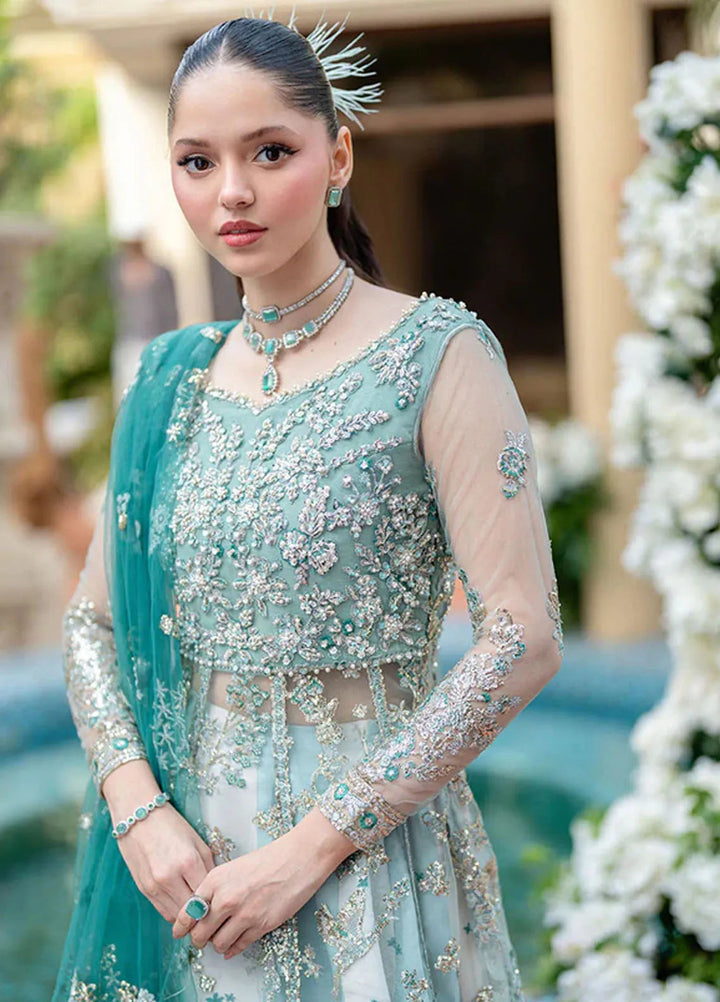 Mushq Embroidered Net Suit Unstitched 4 Piece MQ25MW MWD-01 Kahani - Formals Collection