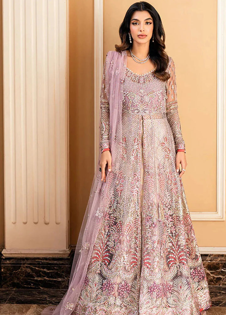 Mushq Embroidered Net Suit Unstitched 4 Piece MQ25MW MWD-05 Waday - Formals Collection