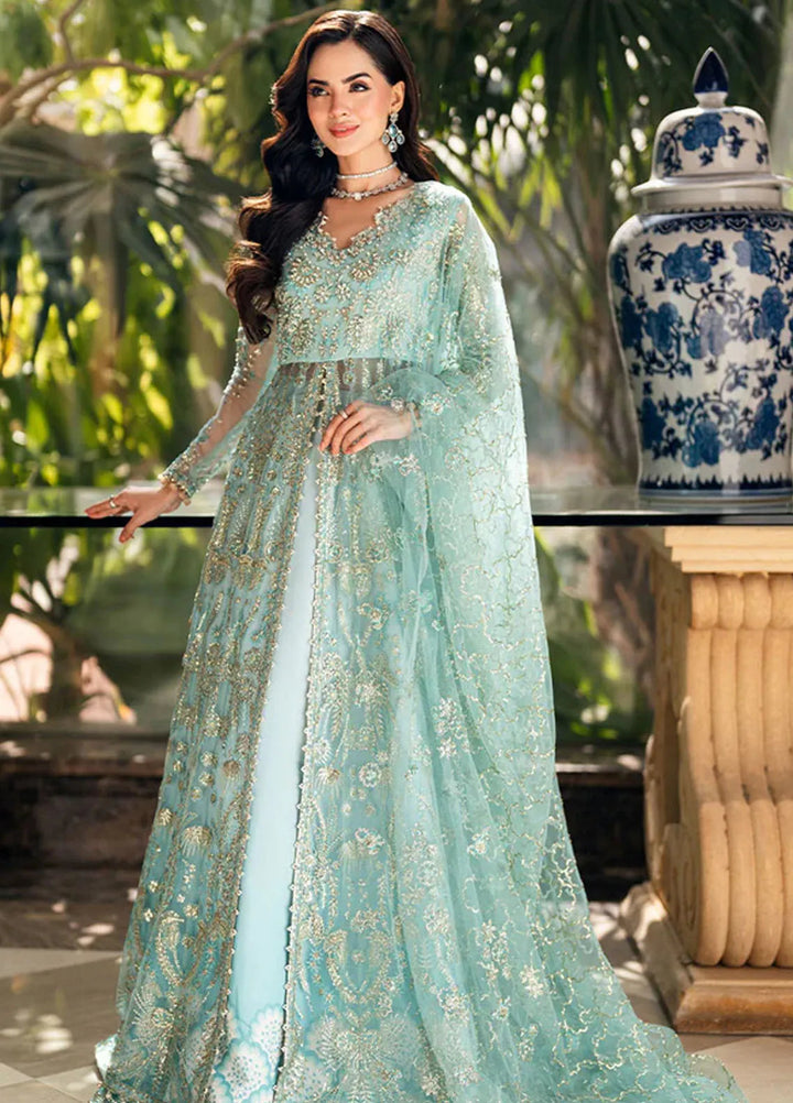Mushq Embroidered Net Suit Unstitched 4 Piece MQ25MW MWD-06 Dou Pal - Formals Collection