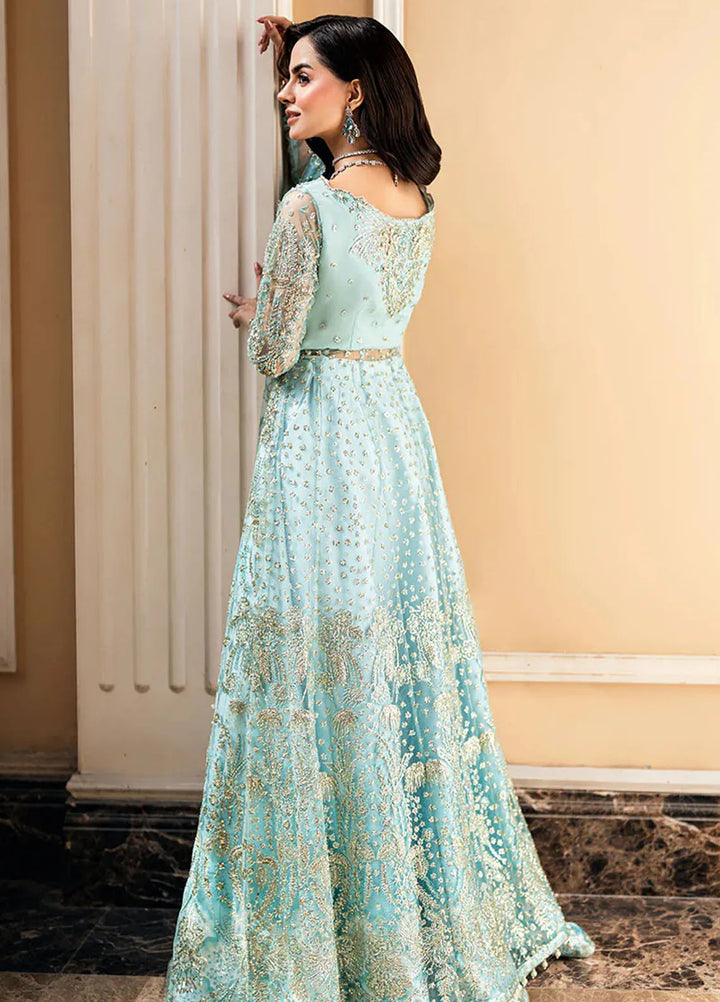 Mushq Embroidered Net Suit Unstitched 4 Piece MQ25MW MWD-06 Dou Pal - Formals Collection