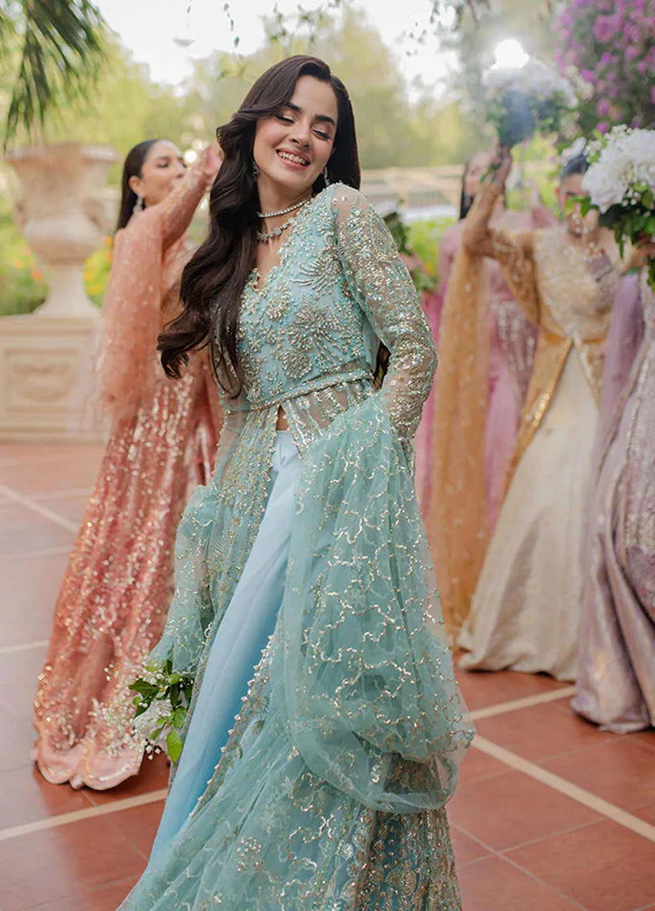 Mushq Embroidered Net Suit Unstitched 4 Piece MQ25MW MWD-06 Dou Pal - Formals Collection