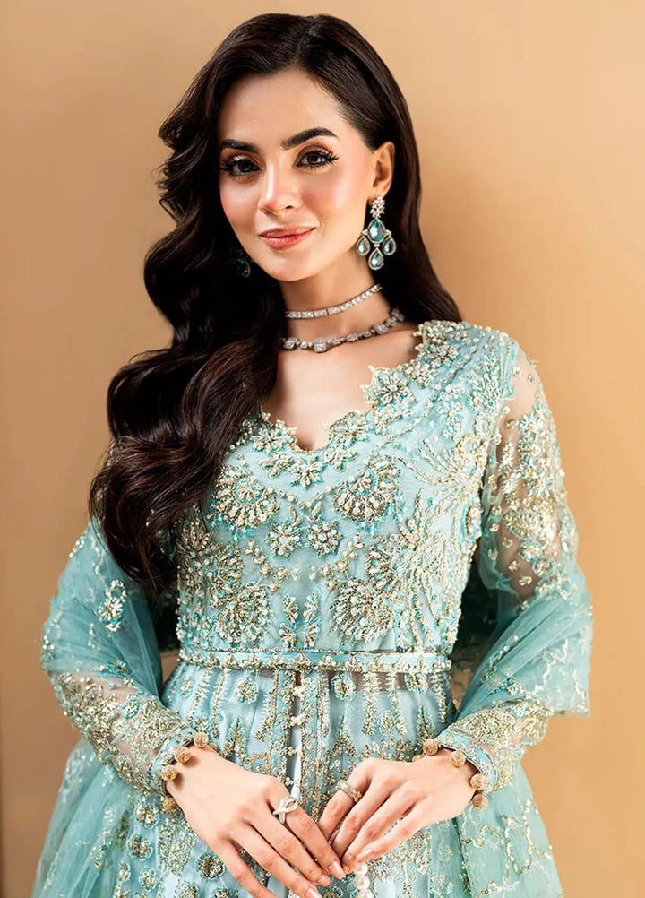 Mushq Embroidered Net Suit Unstitched 4 Piece MQ25MW MWD-06 Dou Pal - Formals Collection