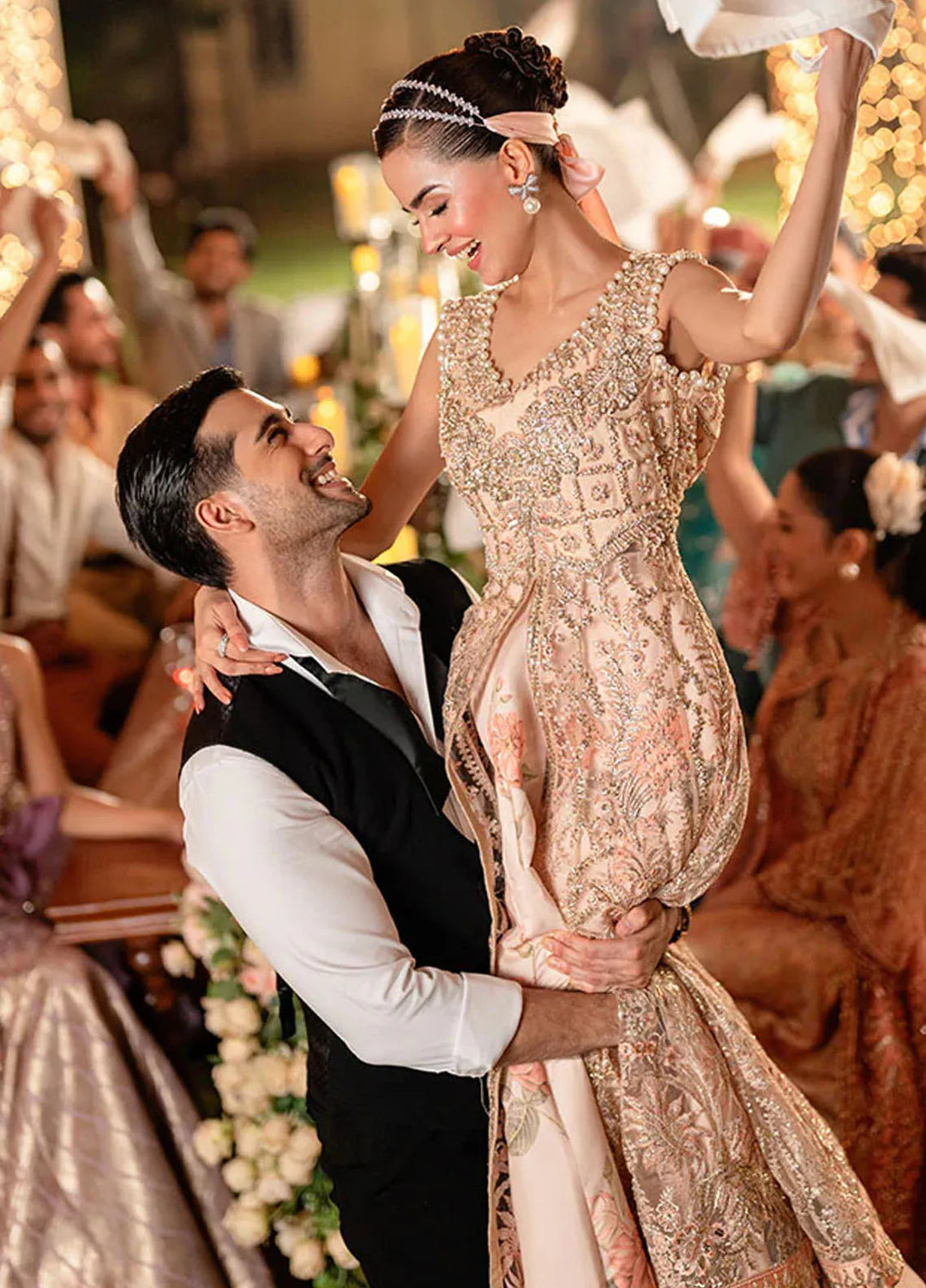 Mushq Embroidered Net Suit Unstitched 4 Piece MQ25MW MWD-07 Isharay - Formals Collection