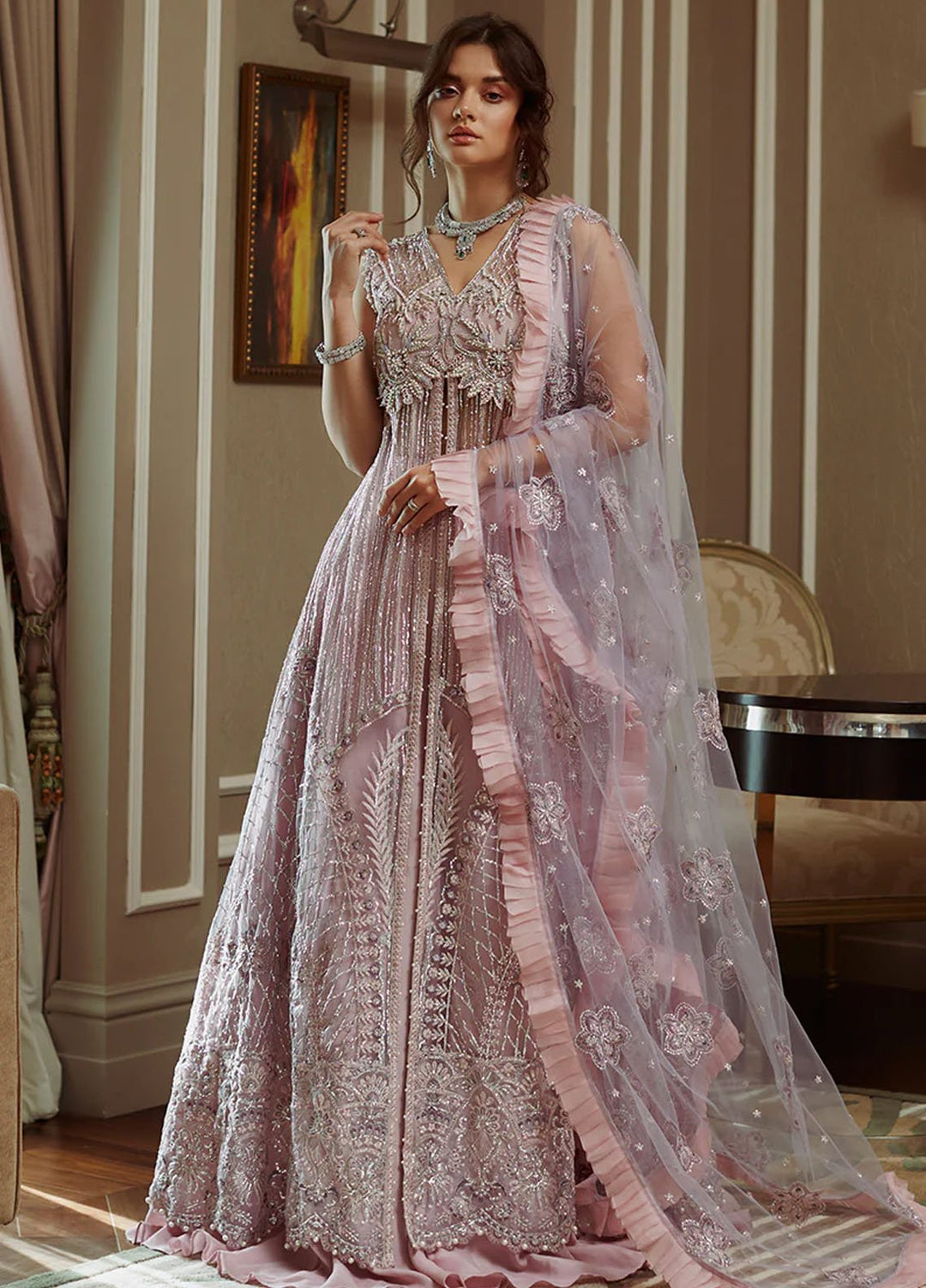 Mushq Embroidered Raw Silk Suits Unstitched 3 Piece MQ25MR BOM-05 Mabel - Formals Collection