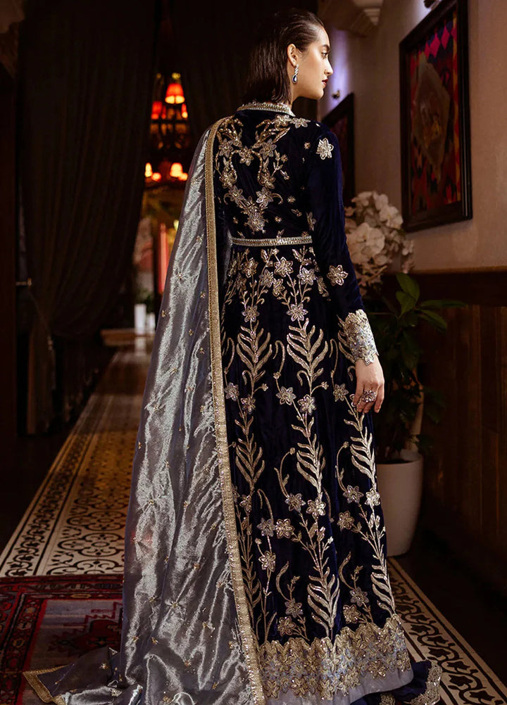 Mushq Embroidered Velvet Suit Unstitched 3 Piece MPS-01 Timeless Mirage - Formal Collection