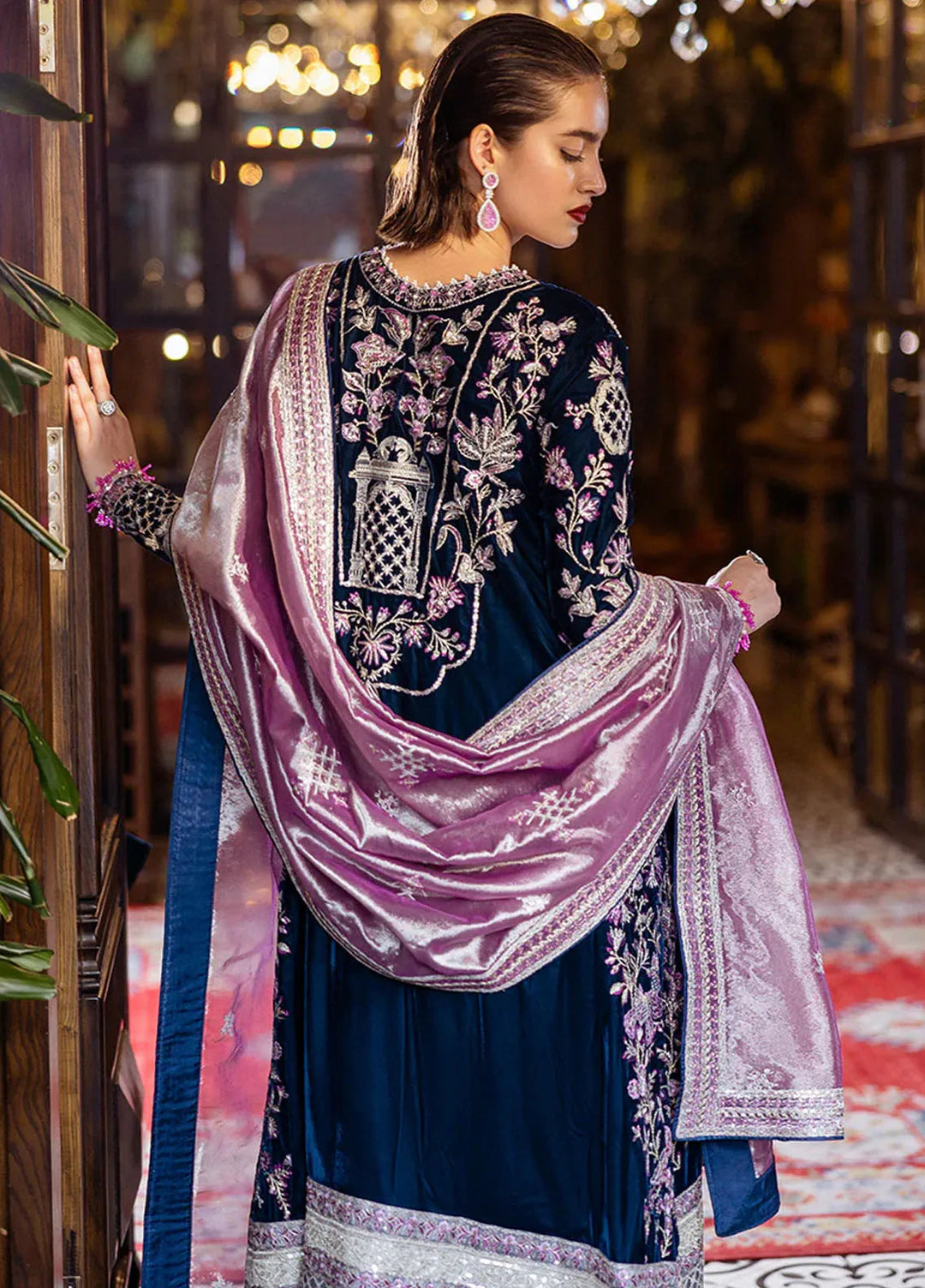 Mushq Embroidered Velvet Suit Unstitched 3 Piece MPS-02 Infinite Loop - Formal Collection