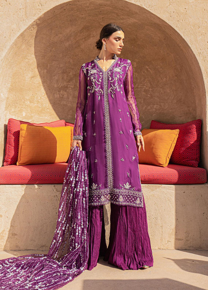 Mushq Luxury Pret  Organza Shirt MQ22EP ELEP22-06 LILIANA