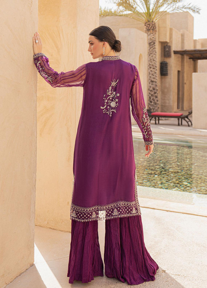 Mushq Luxury Pret  Organza Shirt MQ22EP ELEP22-06 LILIANA