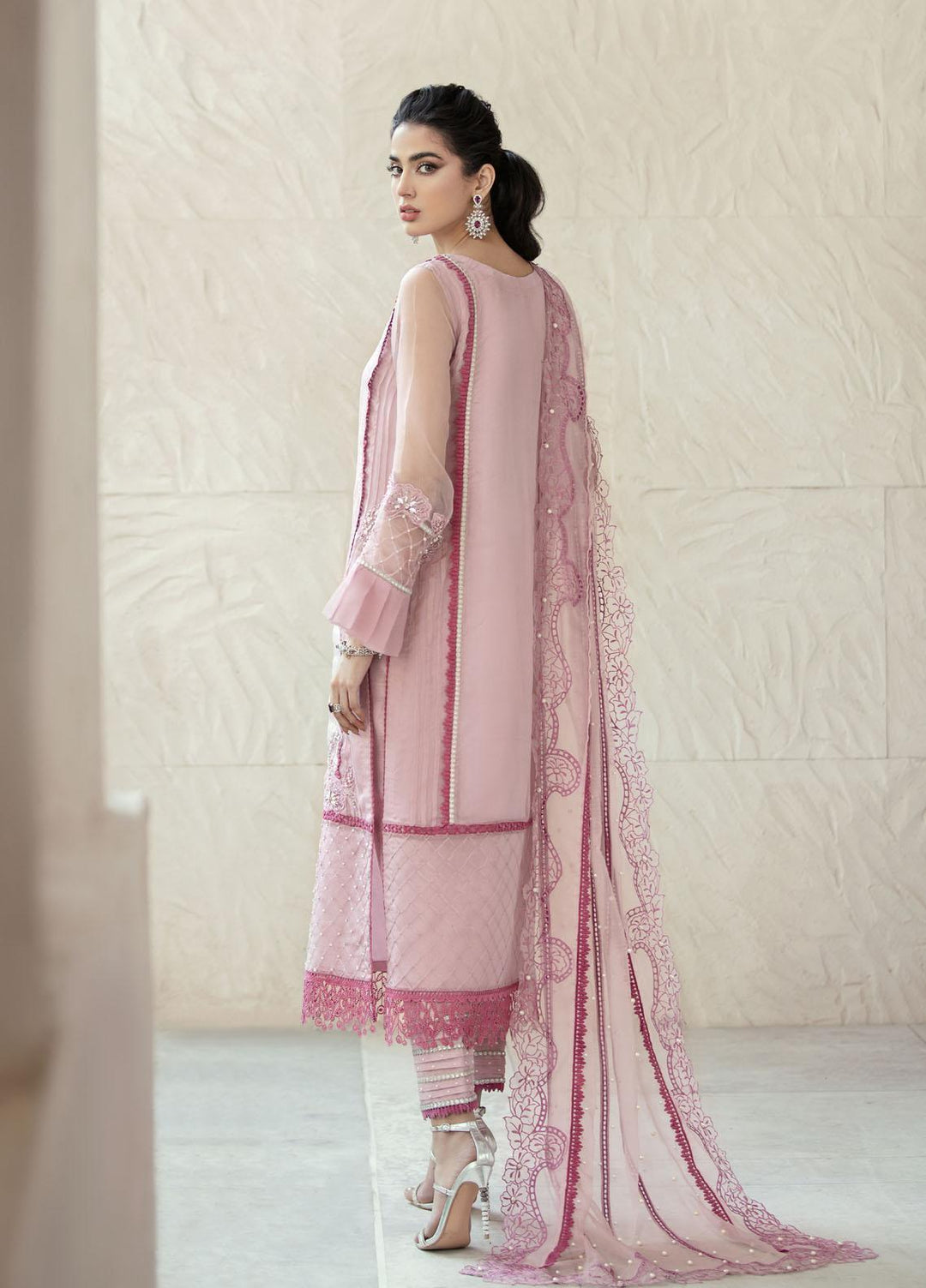 Mushq Luxury Pret  Organza 3 Piece Suit VENUS