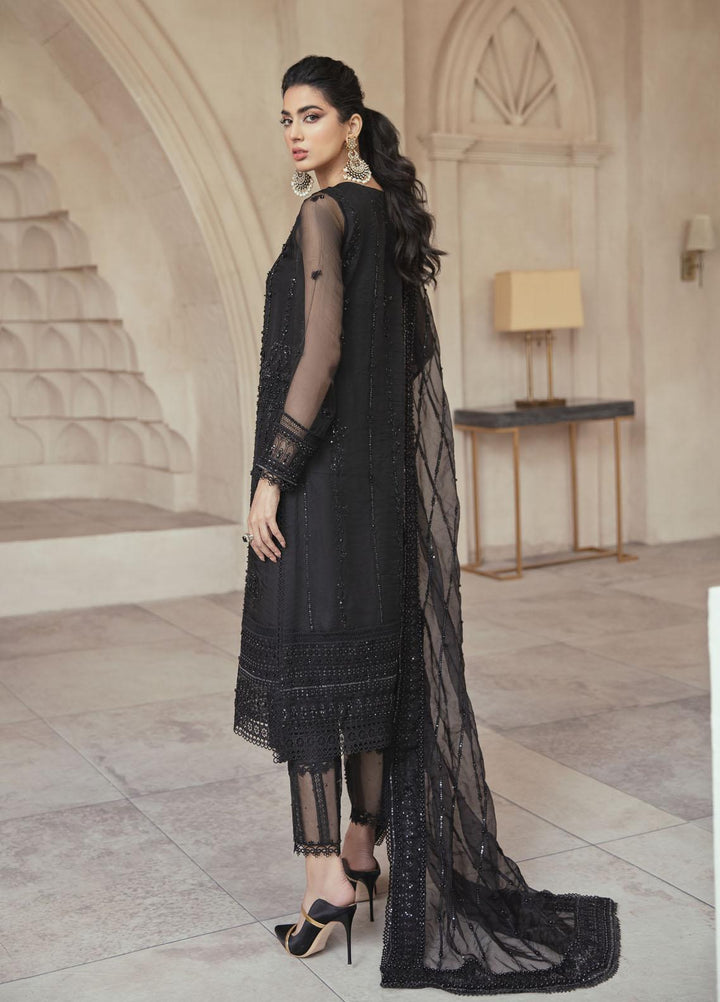 Mushq Luxury Pret  Organza Shirt OPIUM