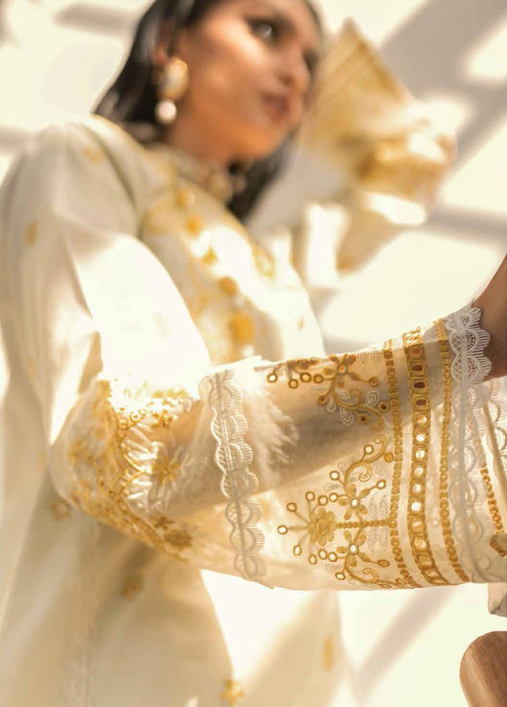 Hemline By Mushq Embroidered Lawn Suits Unstitched 3 Piece MQ22SS HM22-01A Lemon Burst - Spring / Summer Collection