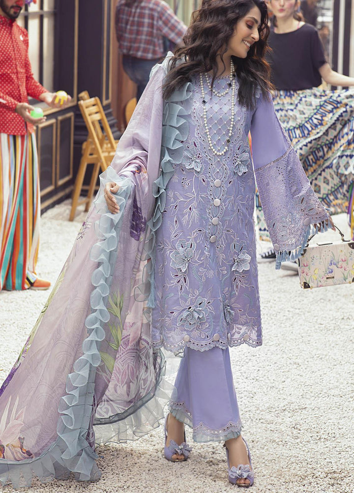 Mushq Embroidered Lawn Suits Unstitched 3 Piece MQ21L MML-02 Heather - Spring Summer Collection