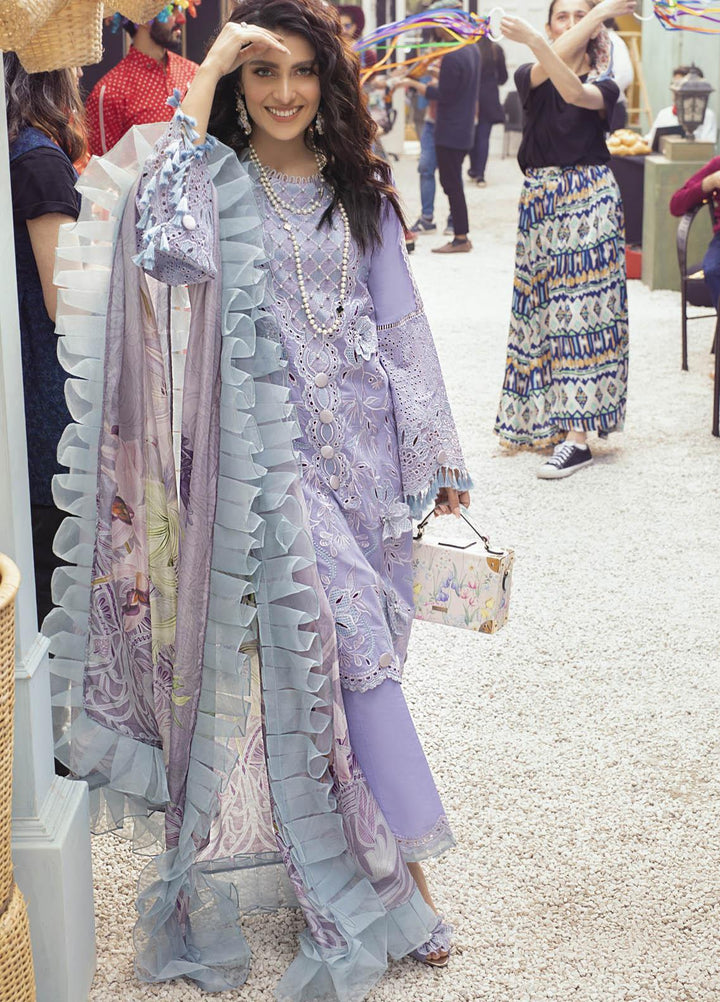 Mushq Embroidered Lawn Suits Unstitched 3 Piece MQ21L MML-02 Heather - Spring Summer Collection