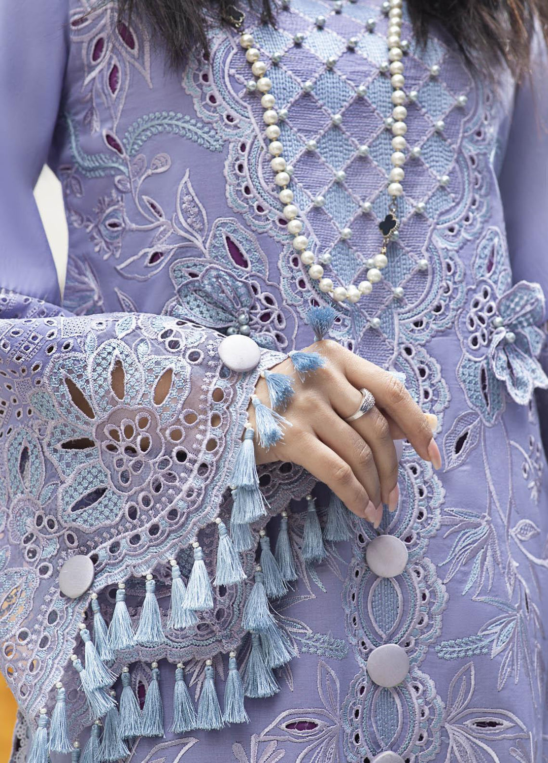 Mushq Embroidered Lawn Suits Unstitched 3 Piece MQ21L MML-02 Heather - Spring Summer Collection