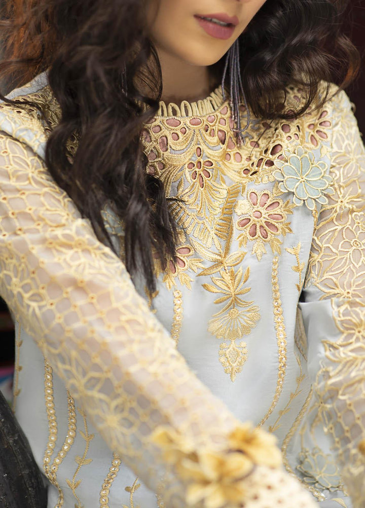 Mushq Embroidered Lawn Suits Unstitched 3 Piece MQ21L MML-06 Lime Light - Spring Summer Collection