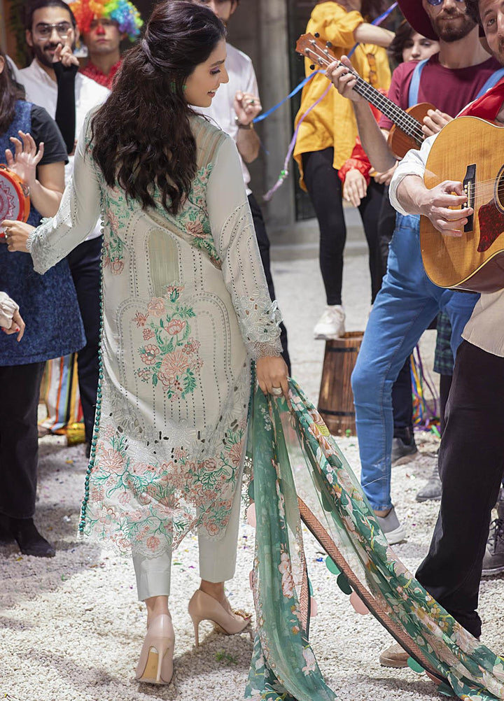Mushq Embroidered Lawn Suits Unstitched 3 Piece MQ21L MML-08 Summer Glacier - Spring Summer Collection