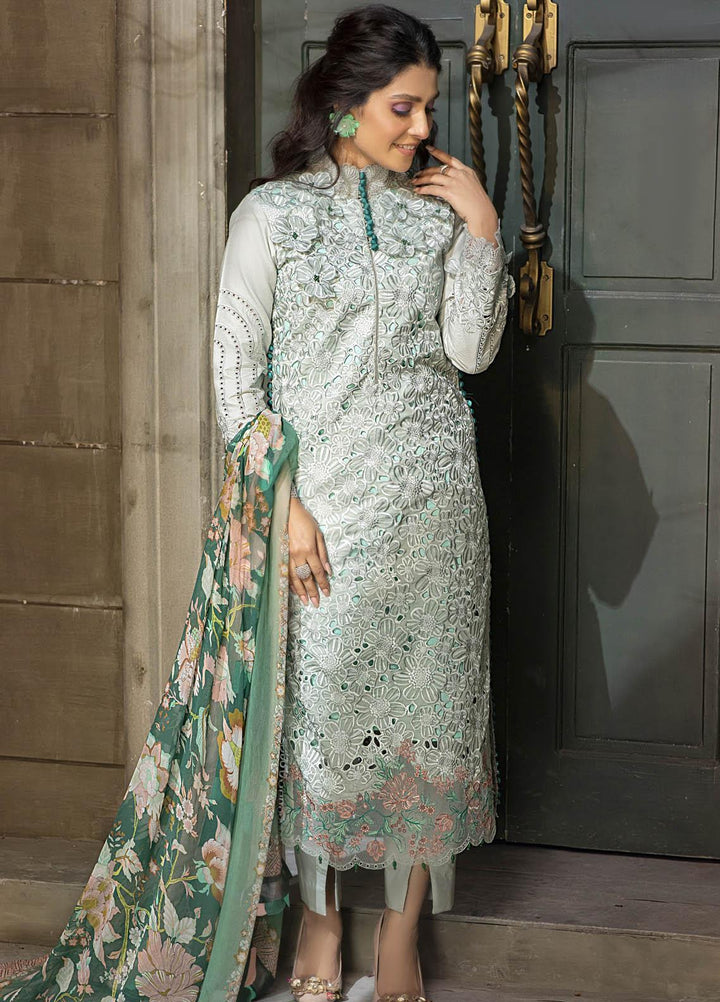 Mushq Embroidered Lawn Suits Unstitched 3 Piece MQ21L MML-08 Summer Glacier - Spring Summer Collection