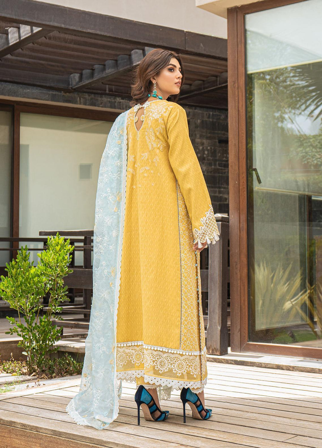 Mushq Ready to Wear  Lawn 3 Piece Dress MQ22MC MCP2-01 SUNSHINE
