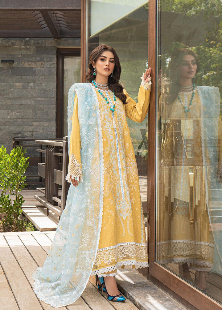 Mushq Ready to Wear  Lawn 3 Piece Dress MQ22MC MCP2-01 SUNSHINE