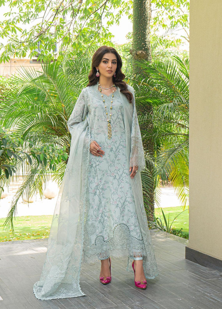 Mushq Ready to Wear  Lawn 3 Piece Dress MQ22MC MCP2-05 CLEARLY AQUA