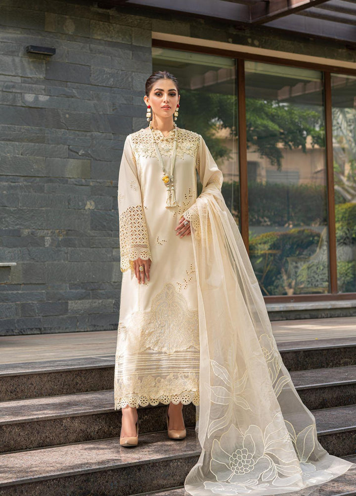 Mushq Ready to Wear  Lawn 3 Piece Dress MQ22MC MCP2-09 CREAM BLUSH