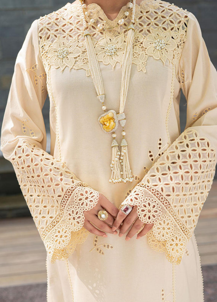 Mushq Ready to Wear  Lawn 3 Piece Dress MQ22MC MCP2-09 CREAM BLUSH