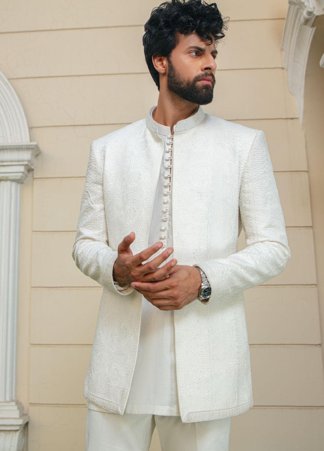 Mushq Cotton Festive Men Coat -  AGATE (C)