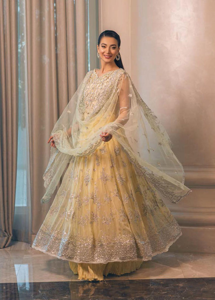 Mushq Embroidered Chiffon Suits Unstitched 3 Piece MQ22WD MSQ 22 - 07 Aurora - Wedding Collection