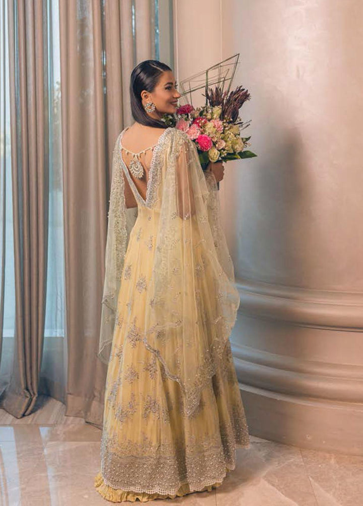 Mushq Embroidered Chiffon Suits Unstitched 3 Piece MQ22WD MSQ 22 - 07 Aurora - Wedding Collection
