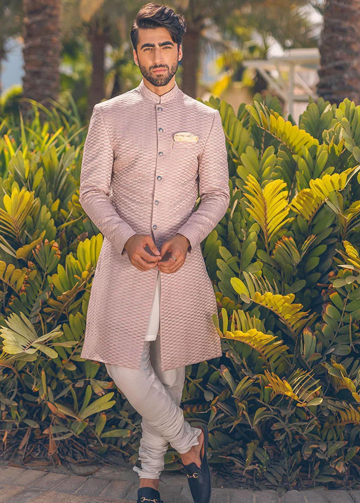 Mushq Raw Silk Formal Sherwani for Men -  MLM22-01 ROSTAM