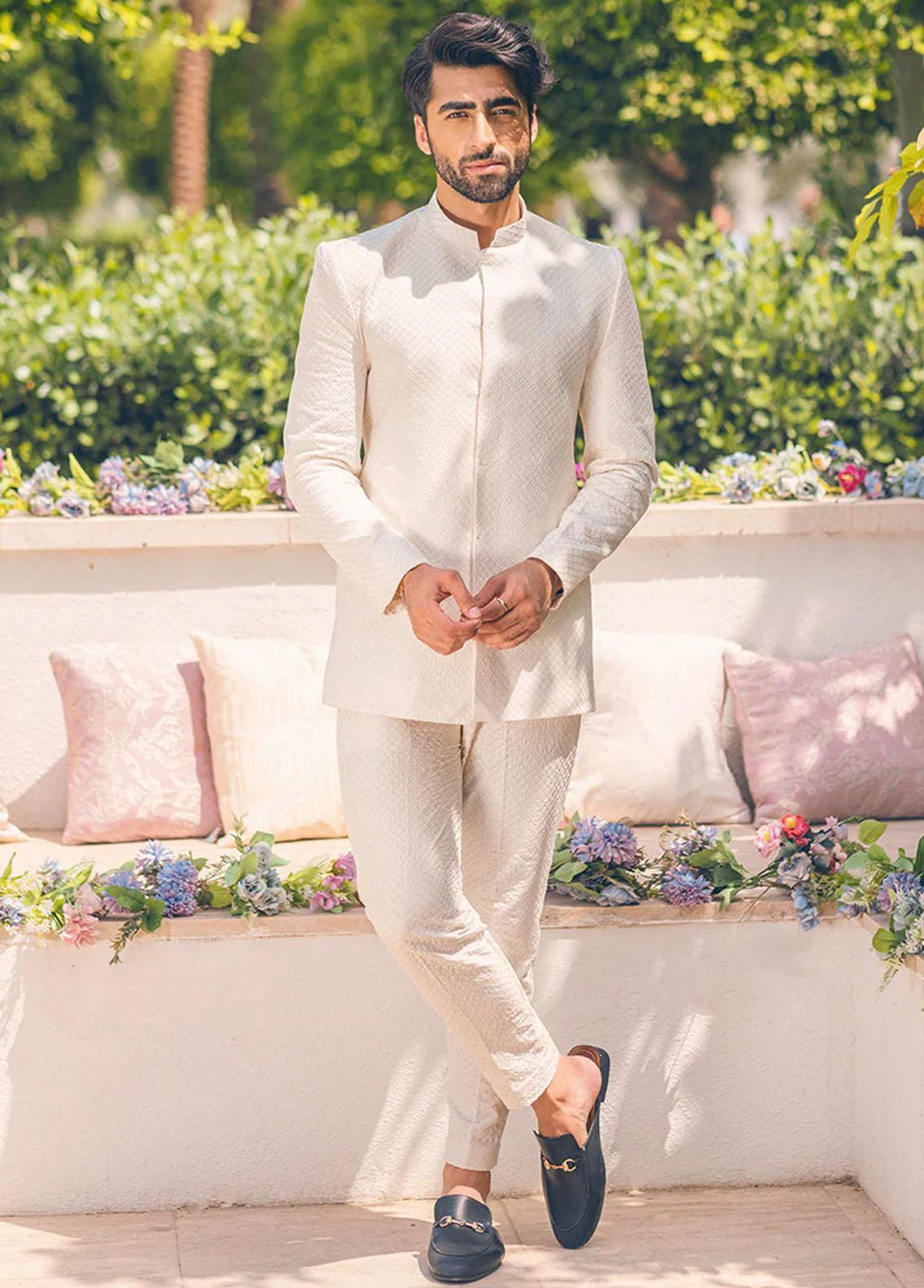 Mushq Raw Silk Formal Men 2 Piece -  MLM22-02 ASHKAN