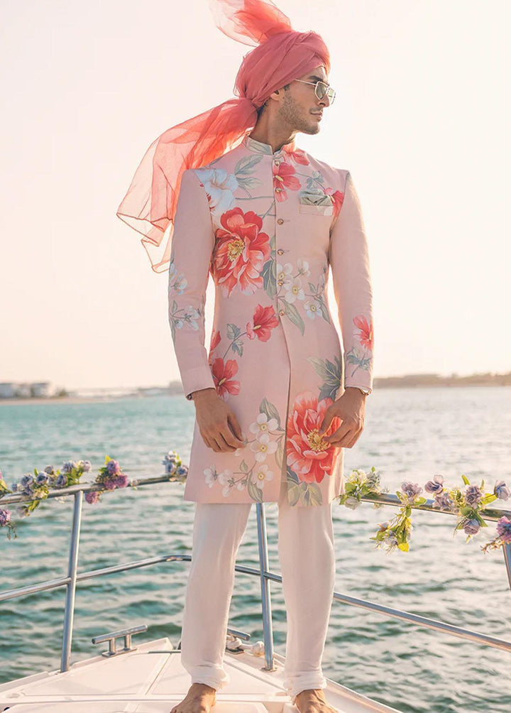 Mushq Raw Silk Formal Sherwani for Men -  MLM22-05 JAHAN