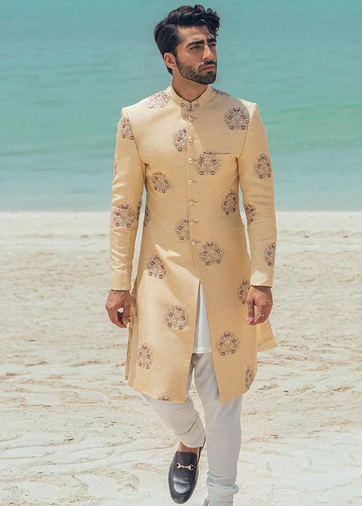 Mushq Raw Silk Formal Men Sherwani -  MLM22-08 NASR