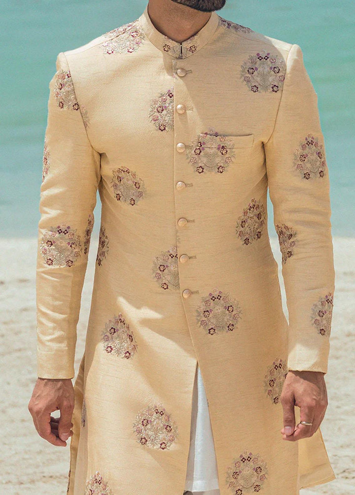 Mushq Raw Silk Formal Men Sherwani -  MLM22-08 NASR
