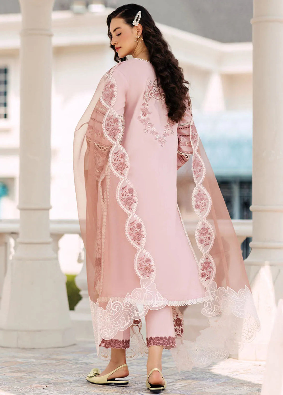 Mushq Pret Casual Lawn 3 Piece Suit D-01 Tropical Haven