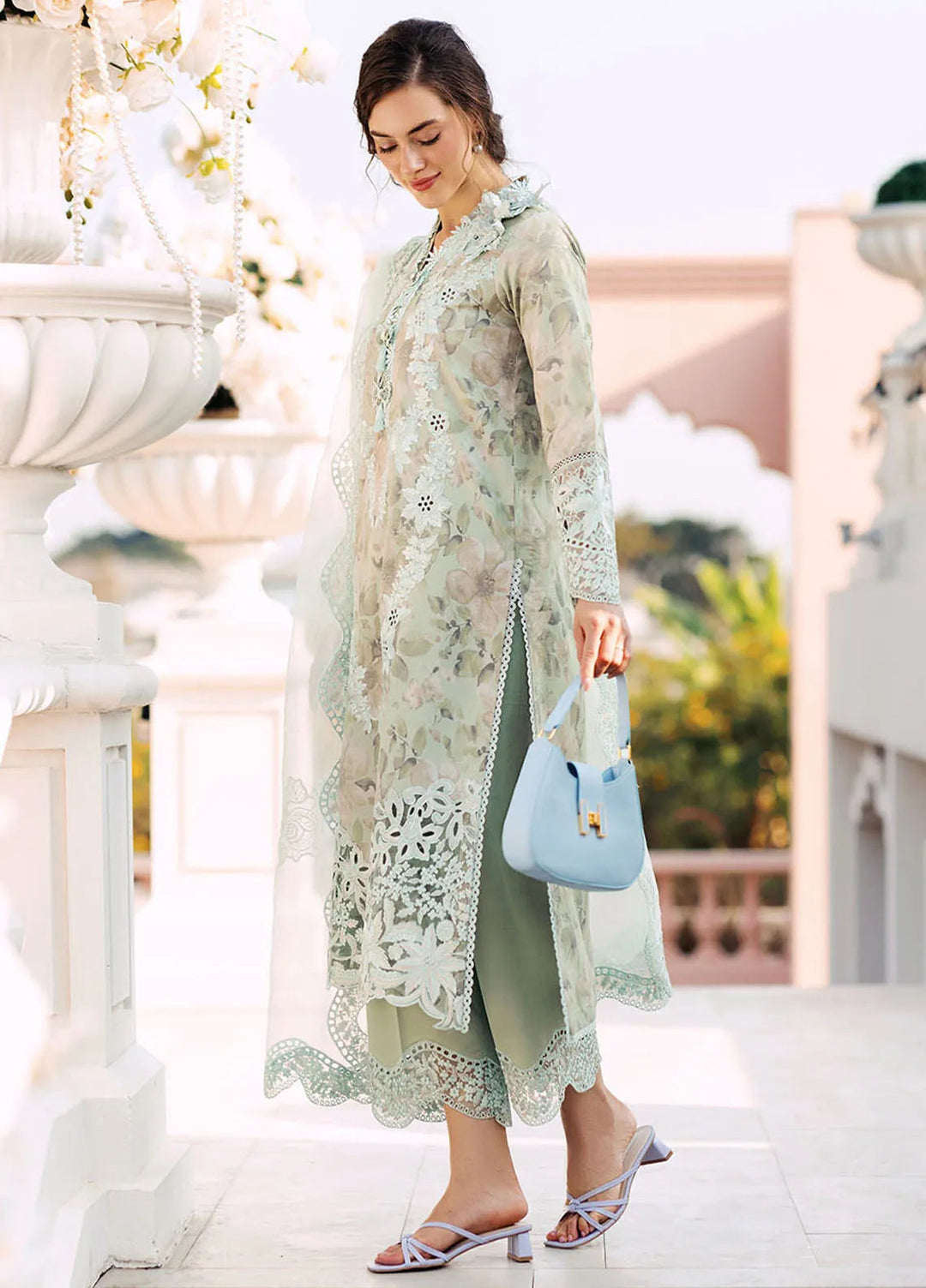 Mushq Pret Casual Lawn 3 Piece Suit D-03 Blissful Breeze