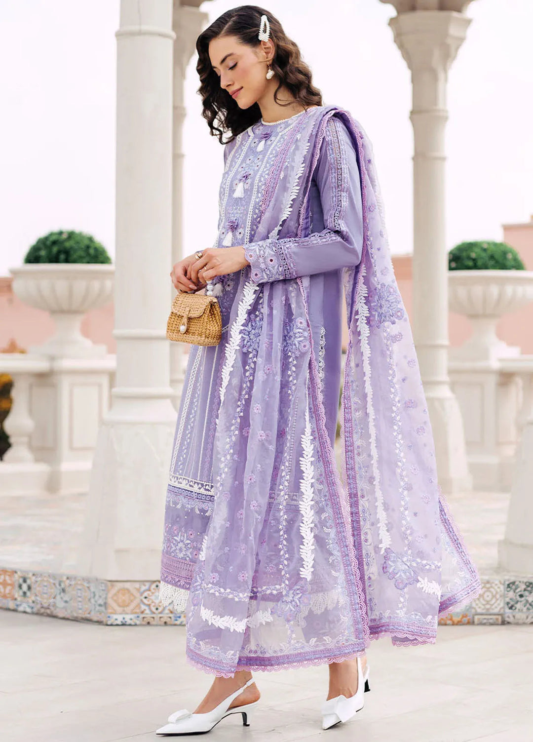 Mushq Pret Casual Lawn 3 Piece Suit D-04 Luxe Candy