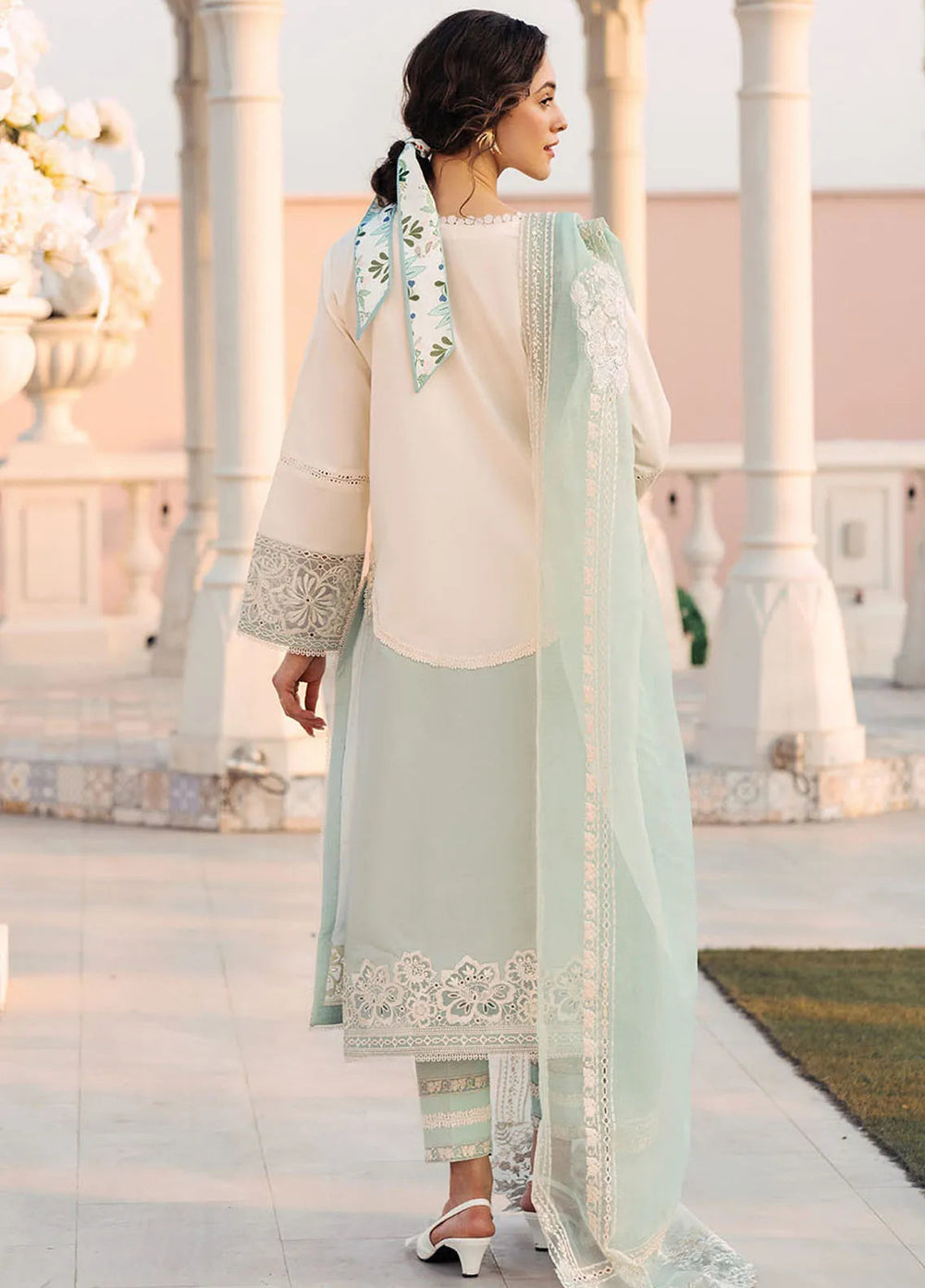 Mushq Pret Casual Lawn 3 Piece Suit D-07 Coastal Serenity