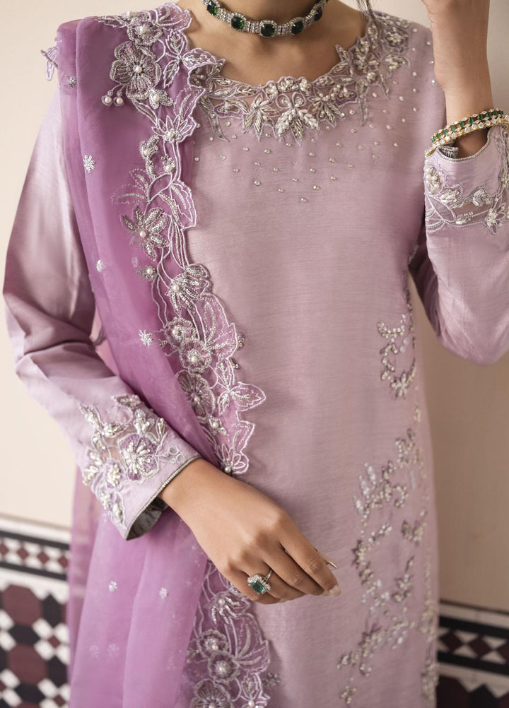 Mushq Luxury Pret  Raw Silk 3 Piece Suit MQ23CS MSP23-01 LEA